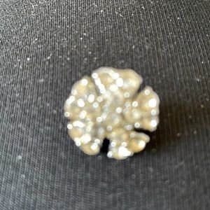 Vintage 1/2 inch Snowflake Rhinestone Brooch